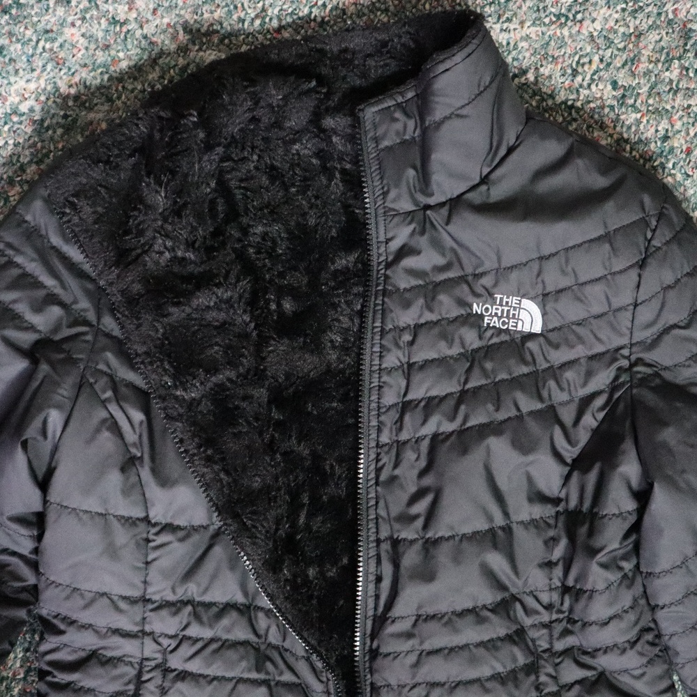 NorthFace Mossbud Fleece-Lined Reversible Coat